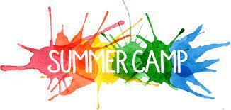 water colors with words summer camp
