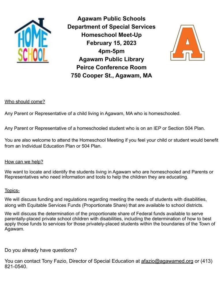 Homeschool Meet-Up Flyer