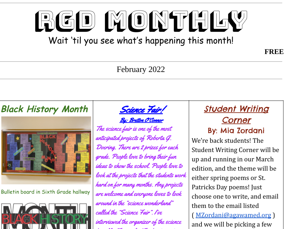 RDG Monthly February 2022