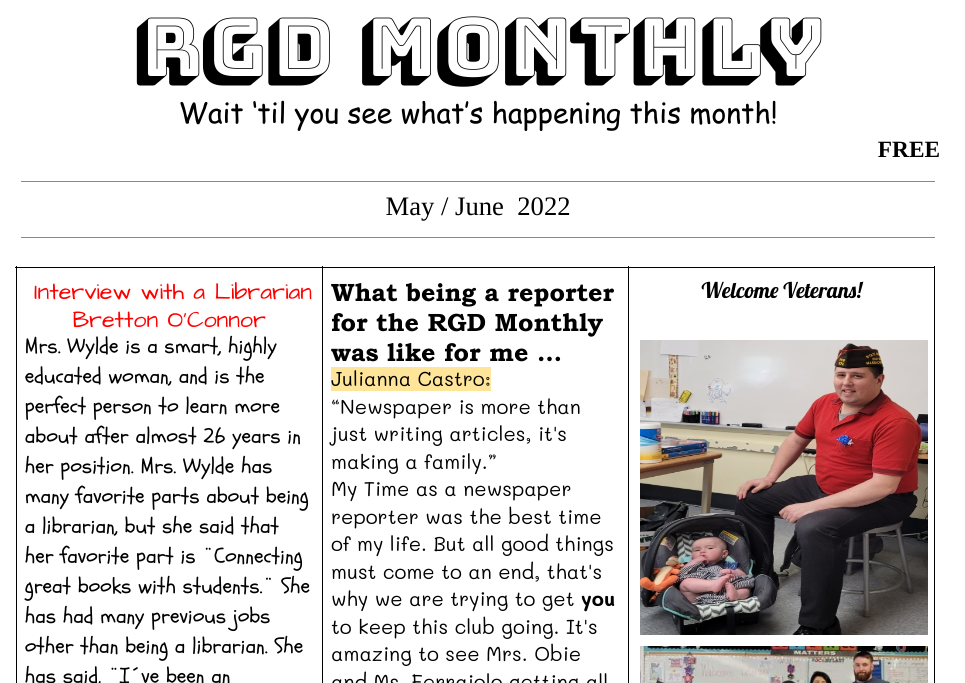 RDG Monthly May/June 2022