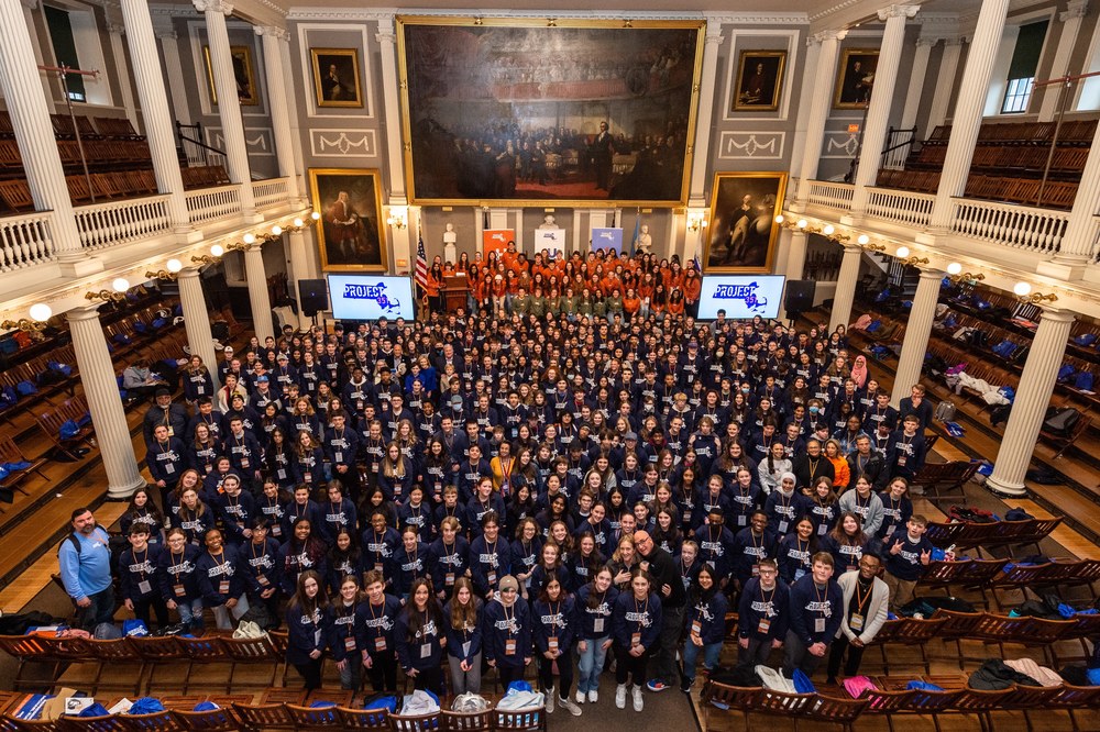 Ambassadors of Project 351 at Faneuil Hall