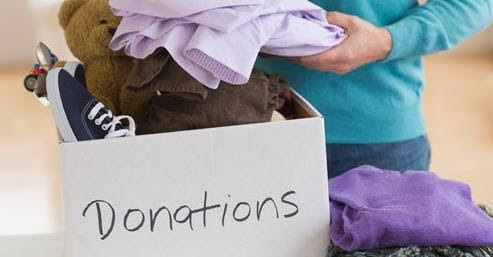 Image of clothing donation box
