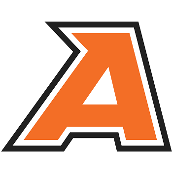 Orange capital A school logo